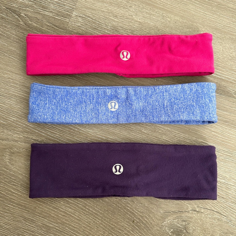 Set of 3 Lululemon Headbands